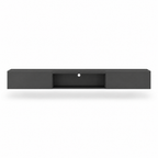 63" Floating LED TV Stand, Wall-Mounted – Black — studio hero
