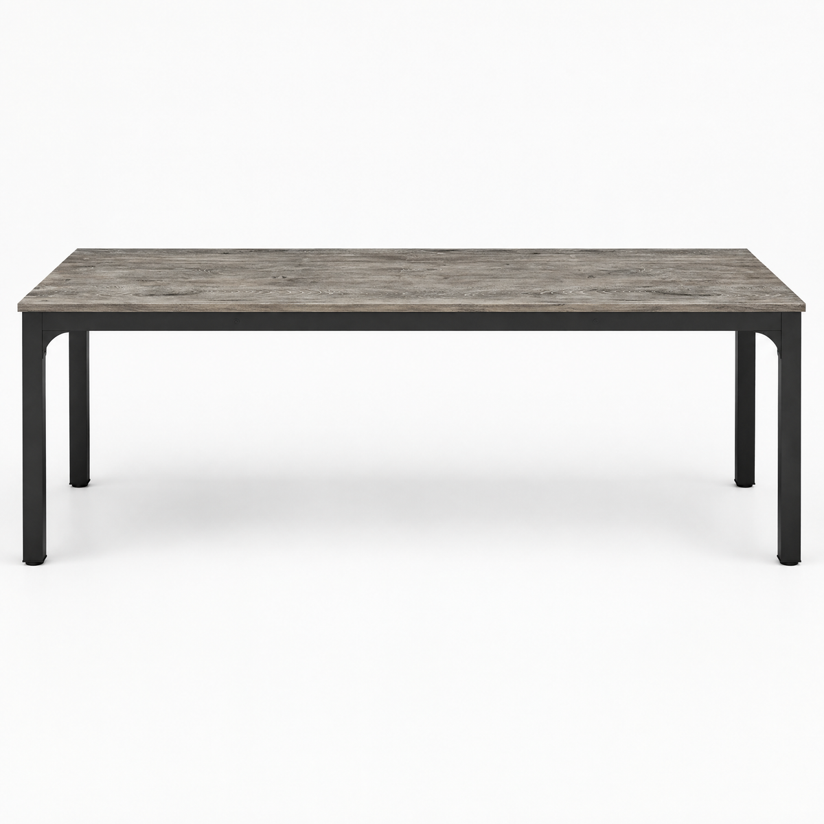 Executive Computer Desk, Rectangular – Black/Gray — studio hero