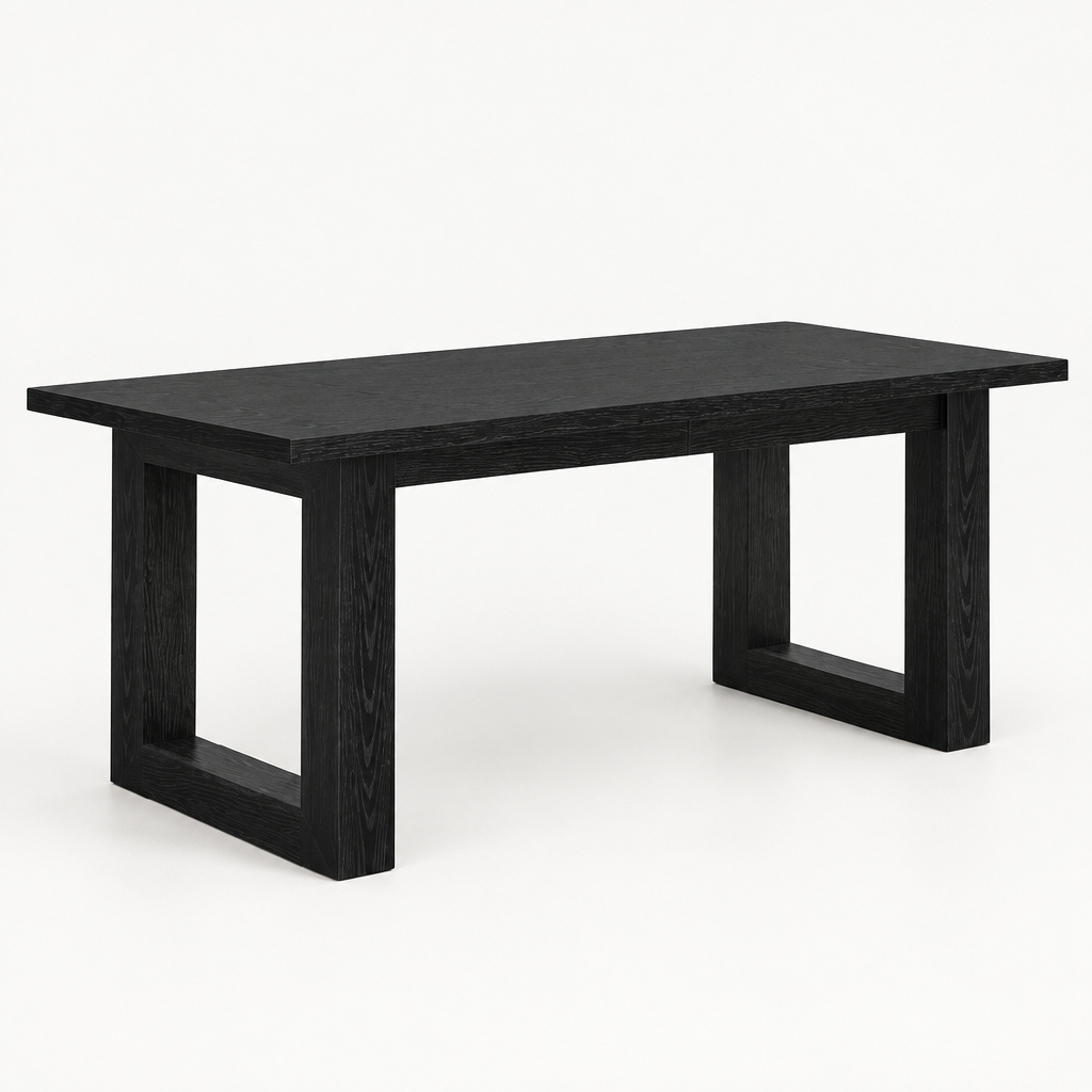 Minimalist Industrial Computer Desk, Home Office — studio three-quarter