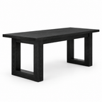 Minimalist Industrial Computer Desk, Home Office — studio side profile