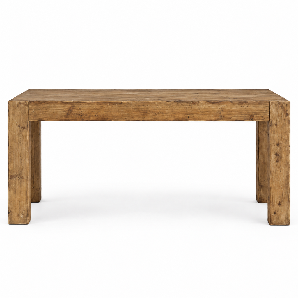 Rustic Wood Writing Desk, Home Office – Brown — studio hero
