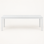 Dual-Workspace Computer Desk, Conference Table – White — studio hero