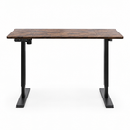 Electric Standing Desk, Height-Adjustable – Brown — studio hero