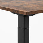 Electric Standing Desk, Height-Adjustable – Brown — studio detail