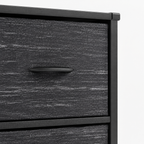 9-Drawer Fabric Dresser, Tall Chest Organizer — close-up detail of fabric drawer front and pull