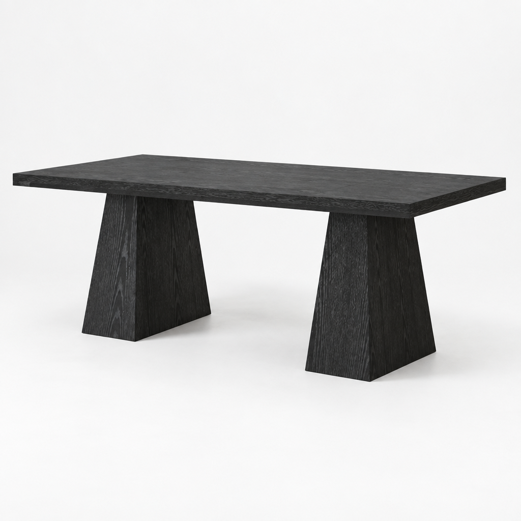 Everyday Dining Table, Kitchen — studio product photo, three-quarter view