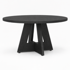 Modern Dining Table, Seats 4 — studio product photo, side profile