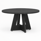 Modern Dining Table, Seats 4 — studio product photo, three-quarter view