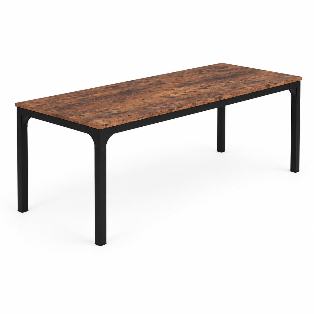 Rectangular Dining Table, Kitchen — studio product photo, side profile