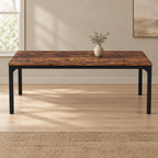Rectangular Dining Table, Kitchen — styled dining room, front view