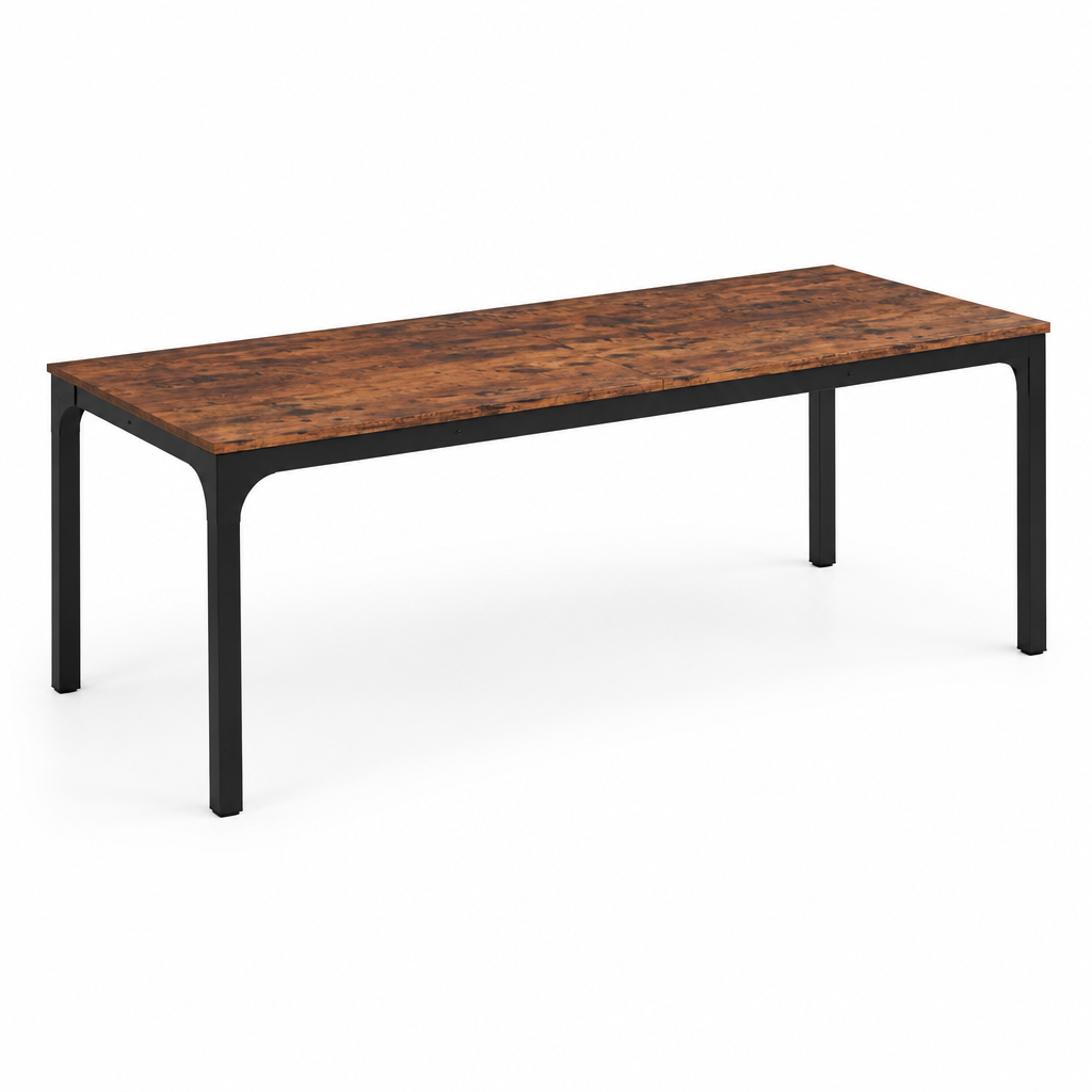 Rectangular Dining Table, Kitchen — studio product photo, three-quarter view