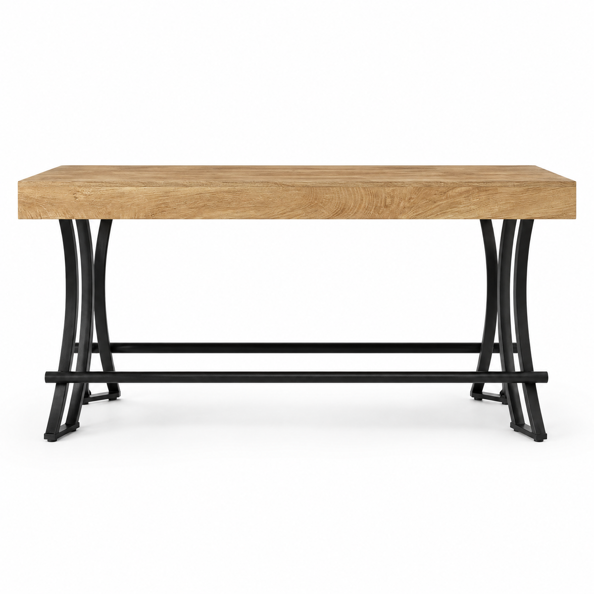 Counter-Height Dining Table with Footrest — studio product photo, front view
