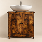 24" Under-Sink Bathroom Vanity Cabinet – Rustic Brown — studio hero